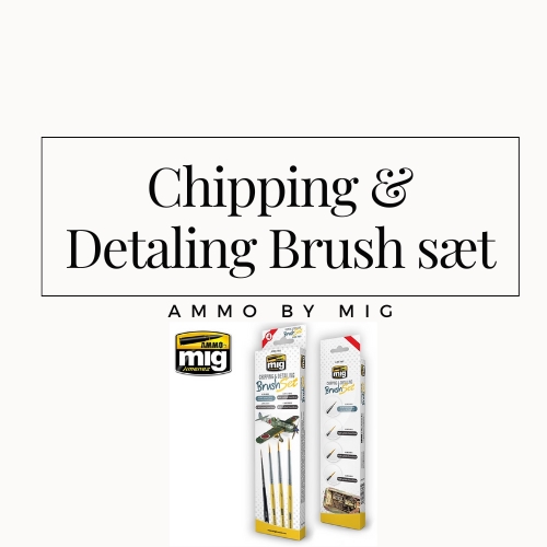 Chipping- und Detailpinsel-Set